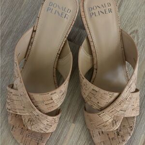 Donald Pliner cork ladies Sandals